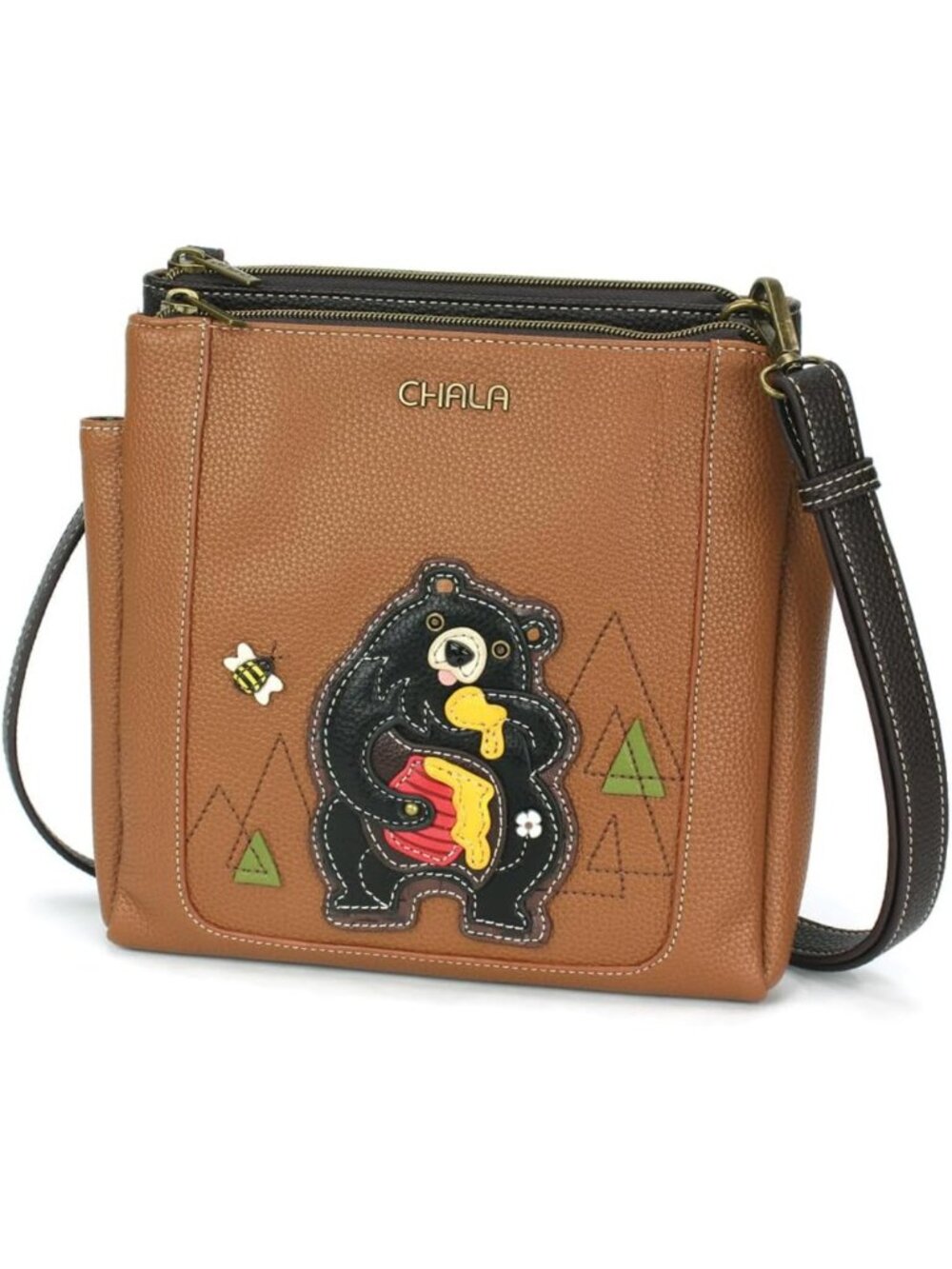 Stylish Faux Leather RFID Protected Shoulder Purse with Adjustable Crossbody